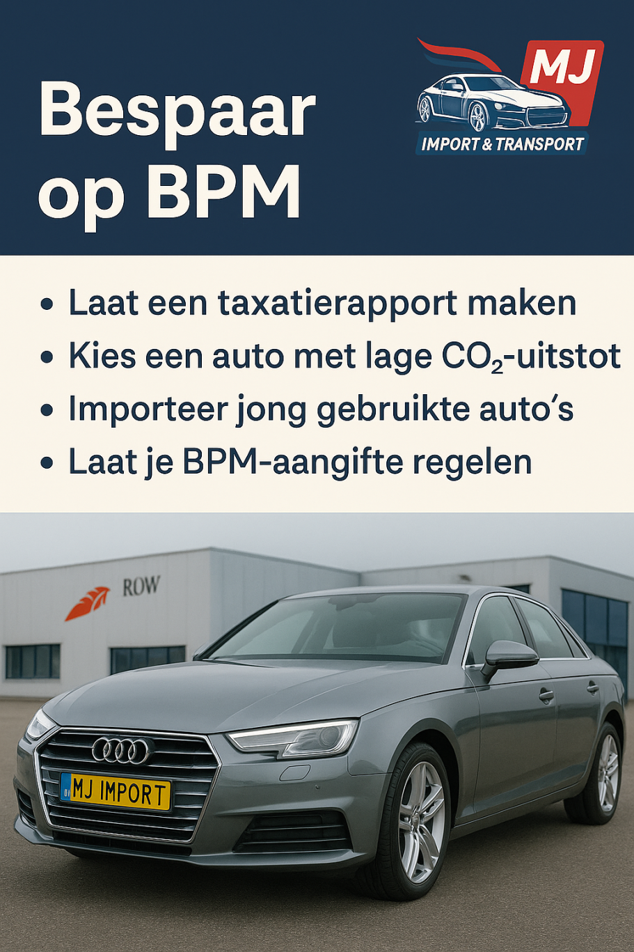 Auto importeren 2025 – bespaar op BPM BPM besparen bij auto-import in 2025 | MJ Import